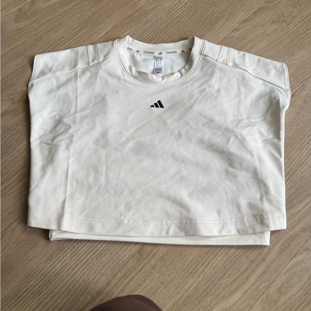 Adidas Kids Cream Short Sleeve Tee